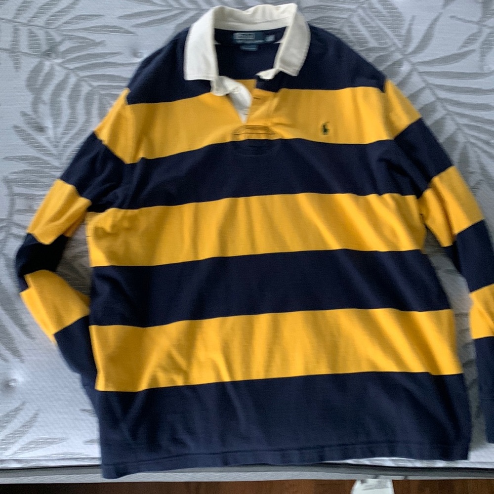 Long sleeve polo rugby